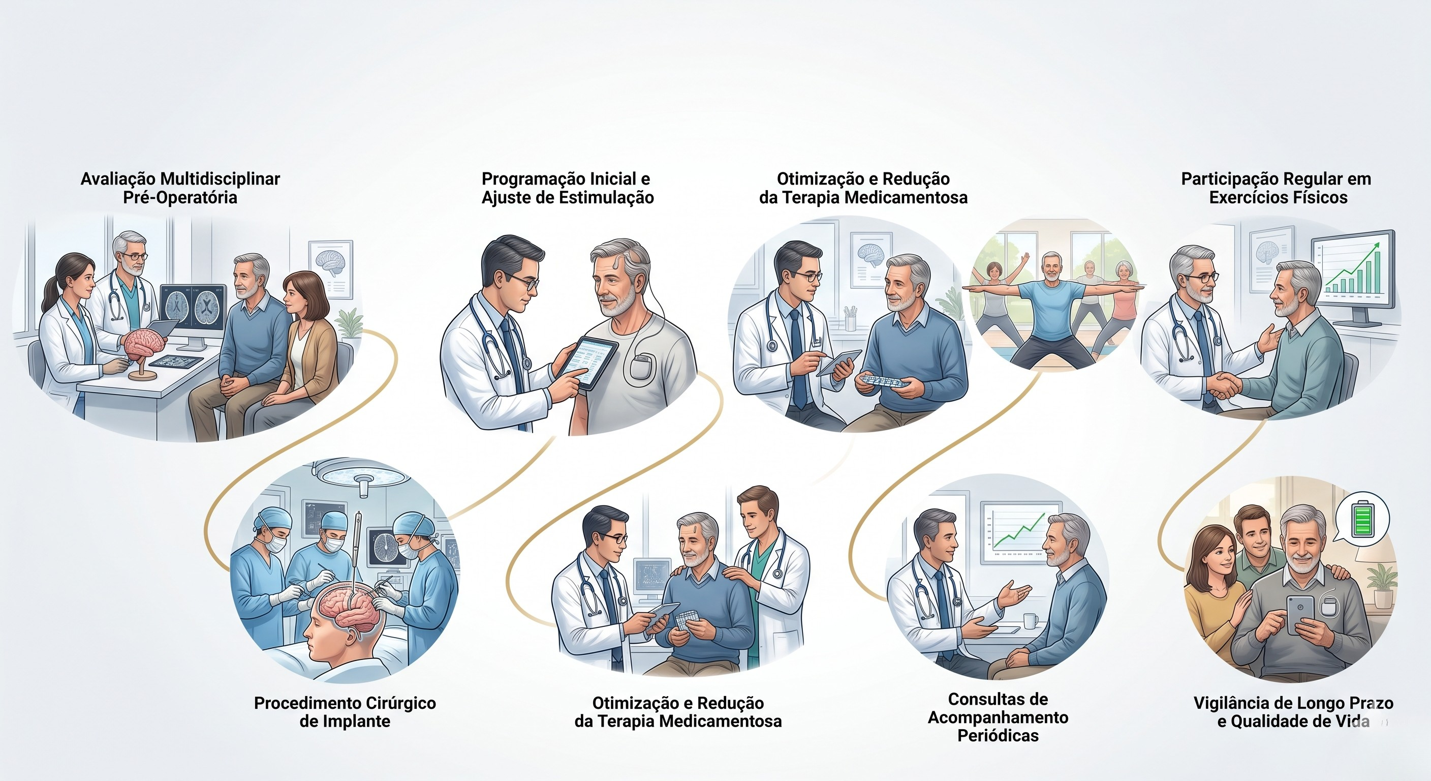 A jornada do paciente: cirurgia e reabilitação